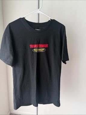 Motorsport Black Graphic Tee - Men's Casual Shirt